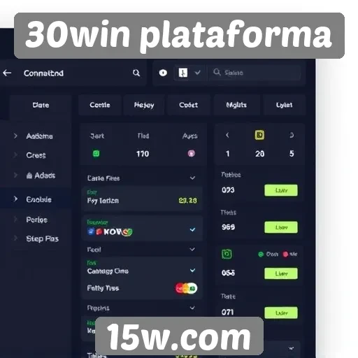 Análise da interface do usuário da 30win plataforma